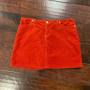 Juicy made in the fabulous usa corduroy mini skirt size Large EUC